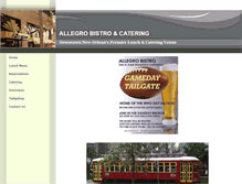 Tablet Screenshot of allegrobistro.com